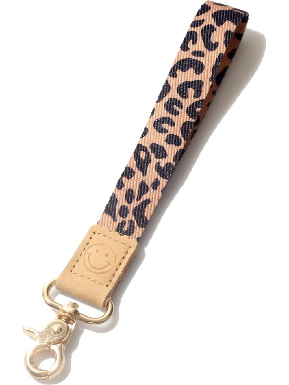 gifts for women short lanyard for keys, cute leopard pattern wrist keychain lany